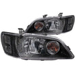 Load image into Gallery viewer, ANZO 2002-2003 Mitsubishi Lancer Crystal Headlights Black - Main Product View