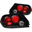 Load image into Gallery viewer, ANZO 2002-2003 Mitsubishi Lancer Taillights Black - Main Product View