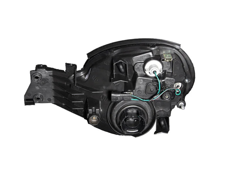 ANZO 2002-2003 Subaru Impreza Crystal Headlights Black - Side View
