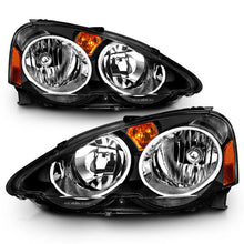Load image into Gallery viewer, ANZO 2002-2004 Acura Rsx Crystal Headlights Black - Main Product View