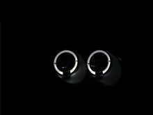 Load image into Gallery viewer, ANZO 2002-2004 Honda Civic Projector Headlights w/ Halo Black - Side View