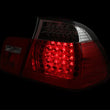 Load image into Gallery viewer, ANZO 2002-2005 BMW 3 Series E46 LED Taillights Red/Clear - Side View