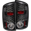 Load image into Gallery viewer, ANZO 2002-2005 Dodge Ram 1500 LED Taillights Black - Main Product View