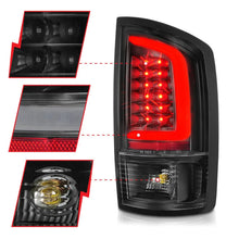 Load image into Gallery viewer, ANZO 2002-2006 Dodge  Ram 1500 LED Tail Lights w/ Light Bar Black Housing Clear Lens - Additional View 5