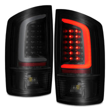 Load image into Gallery viewer, ANZO 2002-2006 Dodge  Ram 1500 LED Tail Lights w/ Light Bar Black Housing Smoke Lens - Installation View
