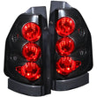 Load image into Gallery viewer, ANZO 2002-2008 Gmc Envoy Taillights Black - Main Product View