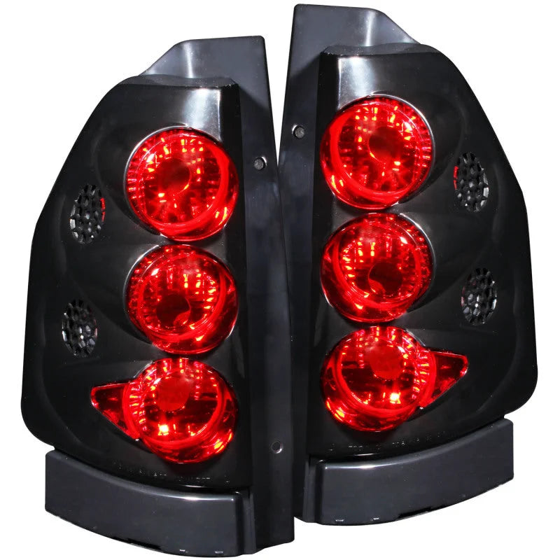 ANZO 2002-2008 Gmc Envoy Taillights Black - Main Product View