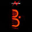 Load image into Gallery viewer, ANZO 2002-2009 Chevrolet Trailblazer LED Tail Lights w/ Light Bar Black Housing Smoke Lens - Side View