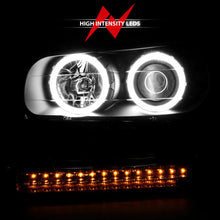 Load image into Gallery viewer, ANZO 2002-2009 Chevrolet Trailblazer Projector Headlights w/ Halo Black - Additional View 9