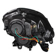 Load image into Gallery viewer, ANZO 2003-2004 Infiniti G35 Crystal Headlights Black - Side View