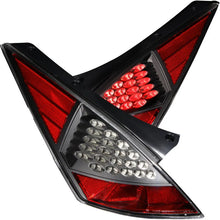 Load image into Gallery viewer, ANZO 2003-2005 Nissan 350Z LED Taillights Black - Main Product View