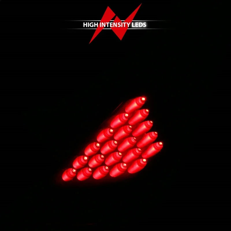 ANZO 2003-2005 Nissan 350Z LED Taillights Black - Additional View 6
