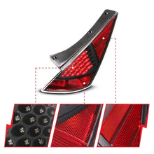 Load image into Gallery viewer, ANZO 2003-2005 Nissan 350Z LED Taillights Black - Additional View 7