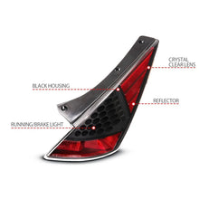 Load image into Gallery viewer, ANZO 2003-2005 Nissan 350Z LED Taillights Black - Additional View 8