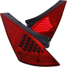 Load image into Gallery viewer, ANZO 2003-2005 Nissan 350Z LED Taillights Red - Main Product View