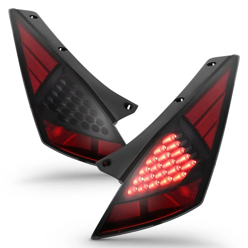 ANZO 2003-2005 Nissan 350Z LED Taillights Smoke - Additional View 6
