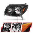 Load image into Gallery viewer, ANZO 2003-2005 Toyota 4Runner Crystal Headlights Black - Back View