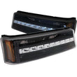 Load image into Gallery viewer, ANZO 2003-2006 Chevrolet Silverado 1500 LED Parking Lights Black w/ Amber Reflector - Main Product View