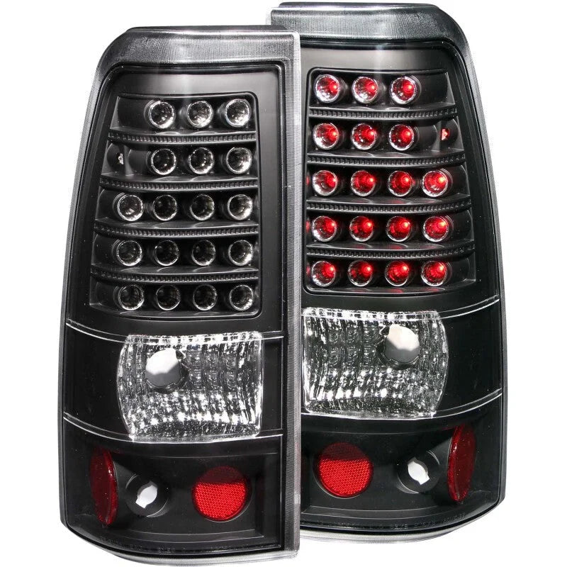 ANZO 2003-2006 Chevrolet Silverado 1500 LED Taillights Black - Main Product View