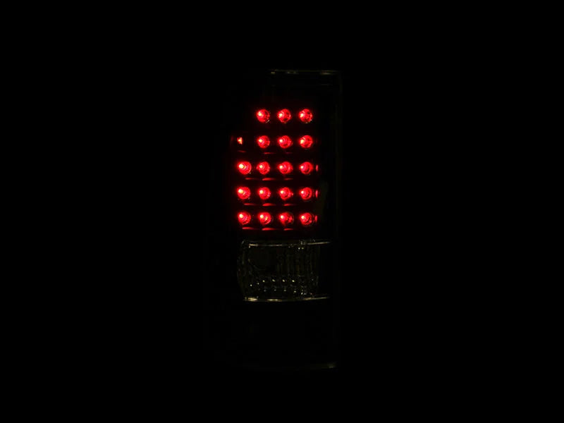 ANZO 2003-2006 Chevrolet Silverado 1500 LED Taillights Black - Side View