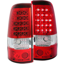 Load image into Gallery viewer, ANZO 2003-2006 Chevrolet Silverado 1500 LED Taillights Red/Clear - Main Product View