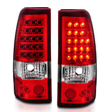 Load image into Gallery viewer, ANZO 2003-2006 Chevrolet Silverado 1500 LED Taillights Red/Clear - Back View