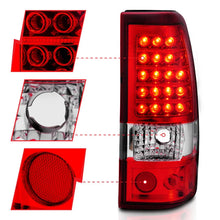 Load image into Gallery viewer, ANZO 2003-2006 Chevrolet Silverado 1500 LED Taillights Red/Clear - Additional View 5