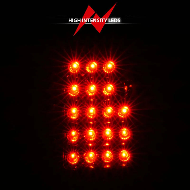 ANZO 2003-2006 Chevrolet Silverado 1500 LED Taillights Red/Clear - Additional View 6