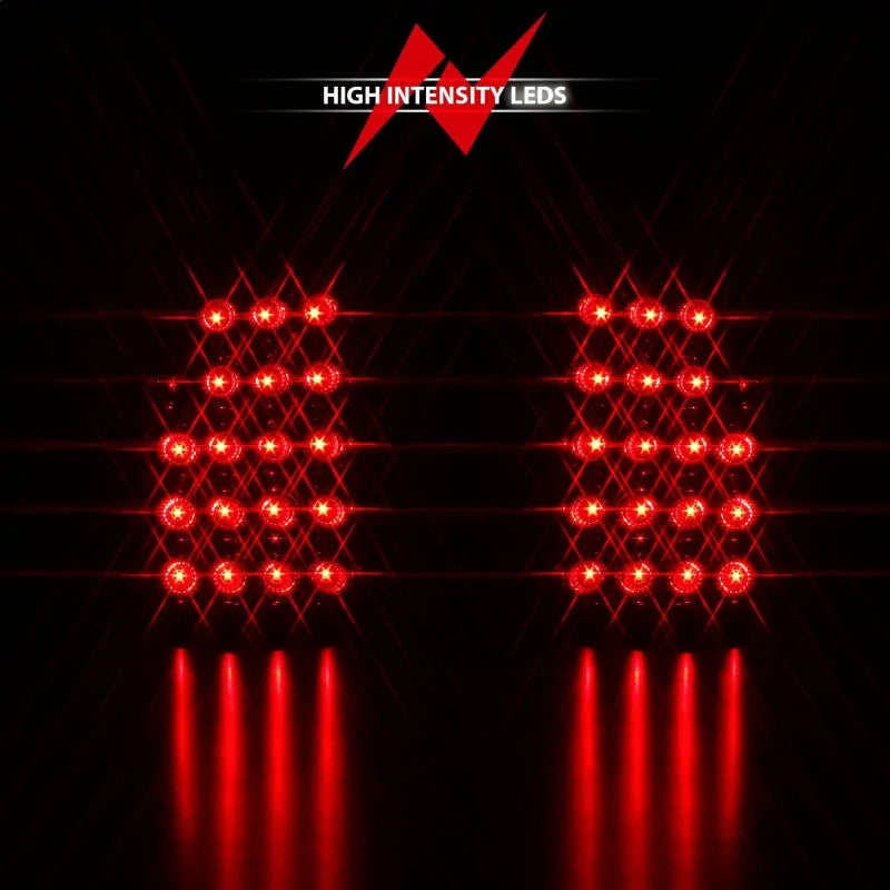 ANZO 2003-2006 Chevrolet Silverado 1500 LED Taillights Red/Clear - Additional View 8