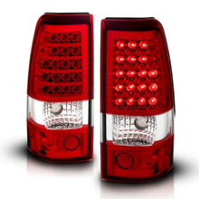 Load image into Gallery viewer, ANZO 2003-2006 Chevrolet Silverado 1500 LED Taillights Red/Clear - Additional View 10