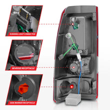 Load image into Gallery viewer, ANZO 2003-2006 Chevrolet Silverado 1500 LED Taillights Red/Clear - Additional View 13
