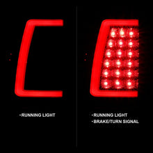 Load image into Gallery viewer, ANZO 2003-2006 Chevy Silverado 1500 LED Taillights Plank Style Black w/Clear Lens - Side View