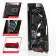 Load image into Gallery viewer, ANZO 2003-2006 Chevy Silverado 1500 LED Taillights Plank Style Black w/Clear Lens - Additional View 6