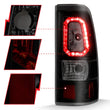 Load image into Gallery viewer, ANZO 2003-2006 Chevy Silverado 1500 LED Taillights Plank Style Black w/Smoke Lens - Additional View 5