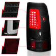 Load image into Gallery viewer, ANZO 2003-2006 Chevy Silverado 1500 LED Taillights Plank Style Black w/Smoke Lens - Installation View
