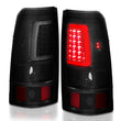 Load image into Gallery viewer, ANZO 2003-2006 Chevy Silverado 1500 LED Taillights Plank Style Black w/Smoke Lens - Additional View 6