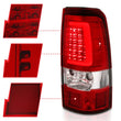 Load image into Gallery viewer, ANZO 2003-2006 Chevy Silverado 1500 LED Taillights Plank Style Chrome With Red/Clear Lens - Installation View