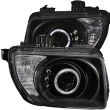 Load image into Gallery viewer, ANZO 2003-2006 Honda Element Projector Headlights w/ Halo Black - Main Product View