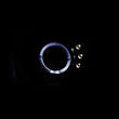Load image into Gallery viewer, ANZO 2003-2006 Honda Element Projector Headlights w/ Halo Black - Side View