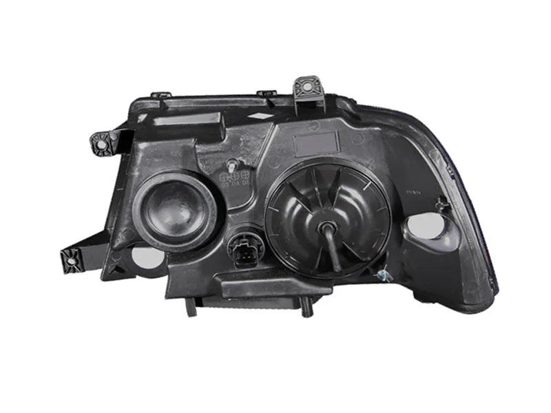 ANZO 2003-2006 Lincoln Navigator Crystal Headlights Black - Side View