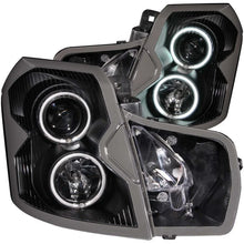 Load image into Gallery viewer, ANZO 2003-2007 Cadillac Cts Projector Headlights w/ Halo Black (CCFL) - Main Product View