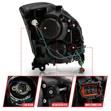 Load image into Gallery viewer, ANZO 2003-2007 Infiniti G35 Projector Headlight Plank Style Black (HID Compatible, No HID Kit ) - Additional View 7