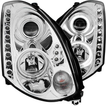 Load image into Gallery viewer, ANZO 2003-2007 Infiniti G35 Projector Headlights w/ Halo Chrome (CCFL) (HID Compatible) - Main Product View