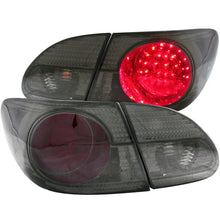 Load image into Gallery viewer, ANZO 2003-2008 Toyota Corolla LED Taillights Red/Smoke - Main Product View