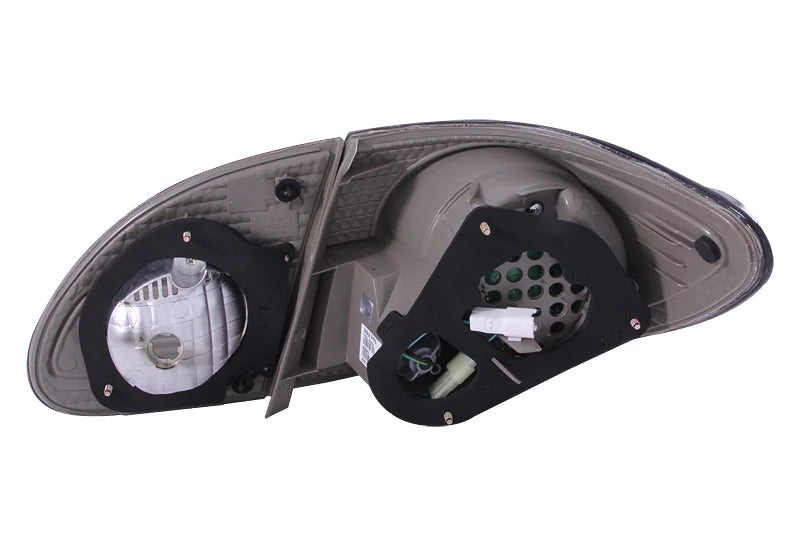 ANZO 2003-2008 Toyota Corolla LED Taillights Red/Smoke - Detail View