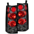 Load image into Gallery viewer, ANZO 2003-2015 Chevrolet Express Taillights Black - Main Product View