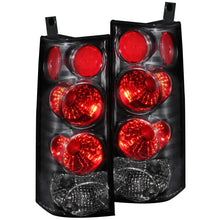 Load image into Gallery viewer, ANZO 2003-2015 Chevrolet Express Taillights Black - Main Product View