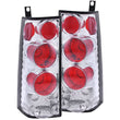 Load image into Gallery viewer, ANZO 2003-2015 Chevrolet Express Taillights Chrome - Main Product View