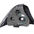 Load image into Gallery viewer, ANZO 2004-2005 Honda Civic LED Taillights Black - Detail View