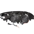 Load image into Gallery viewer, ANZO 2004-2005 Honda Civic Projector Headlights w/ Halo Black - Detail View